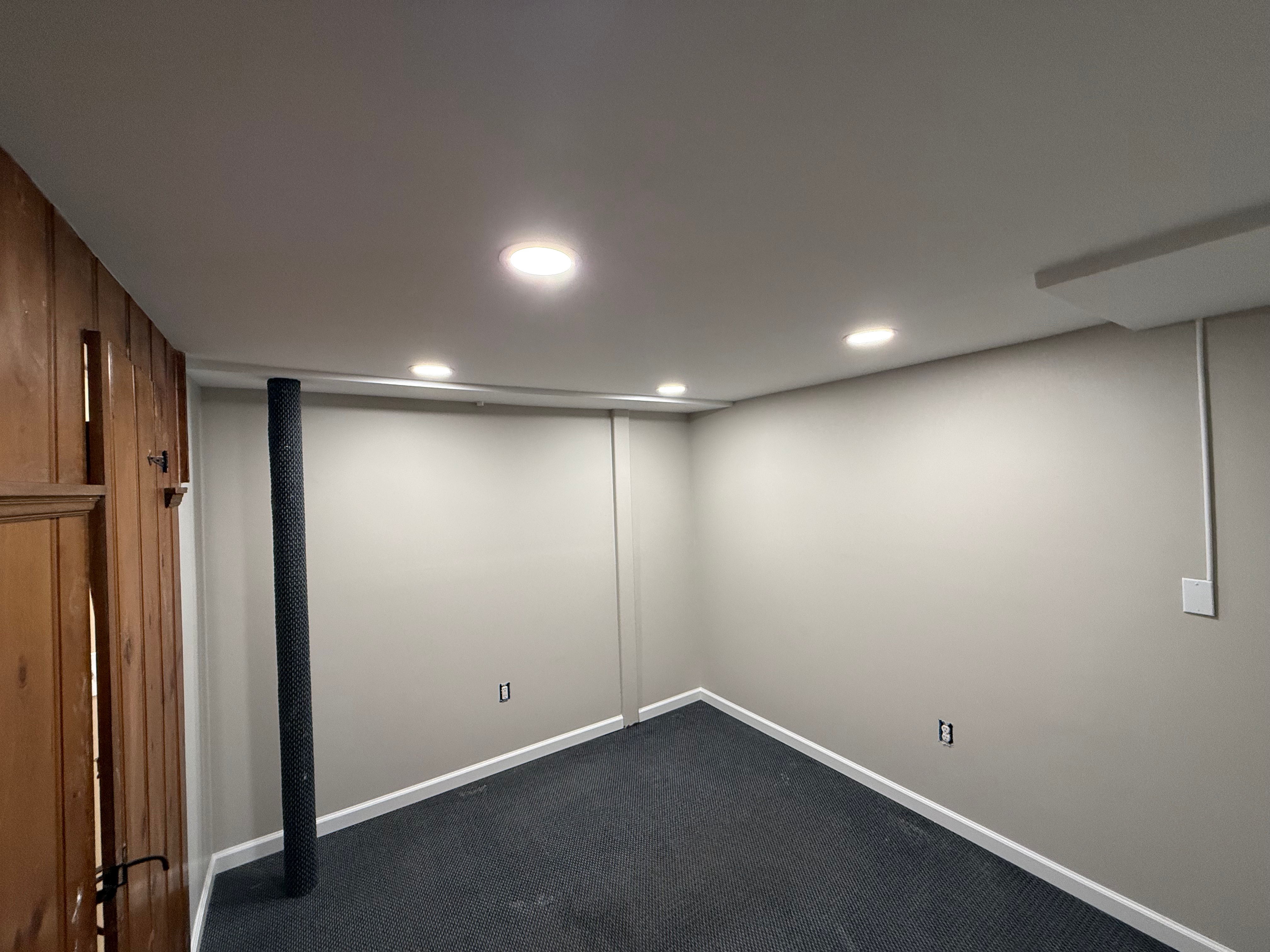 Basement finishing project by HomeGrown Roots and Repairs